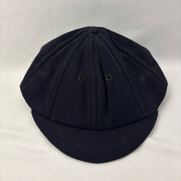 Vintage Funkap 100% Wool Cap 7 1/2 Black Hat Rare - Picture 2 of 8